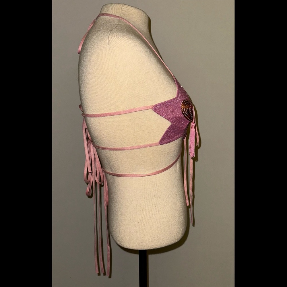 Sugar Thrillz Pink Star Bralette - Picture 5 of 12